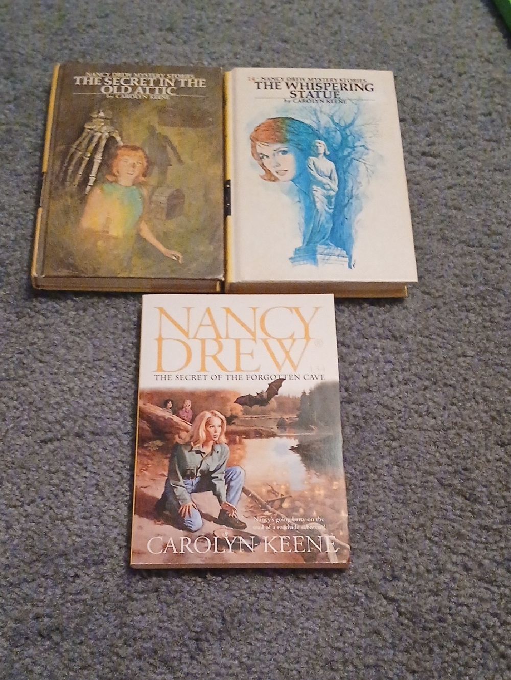 Nancy Drew Book Lot - The Secret of the Forgotten Cave + 2 More